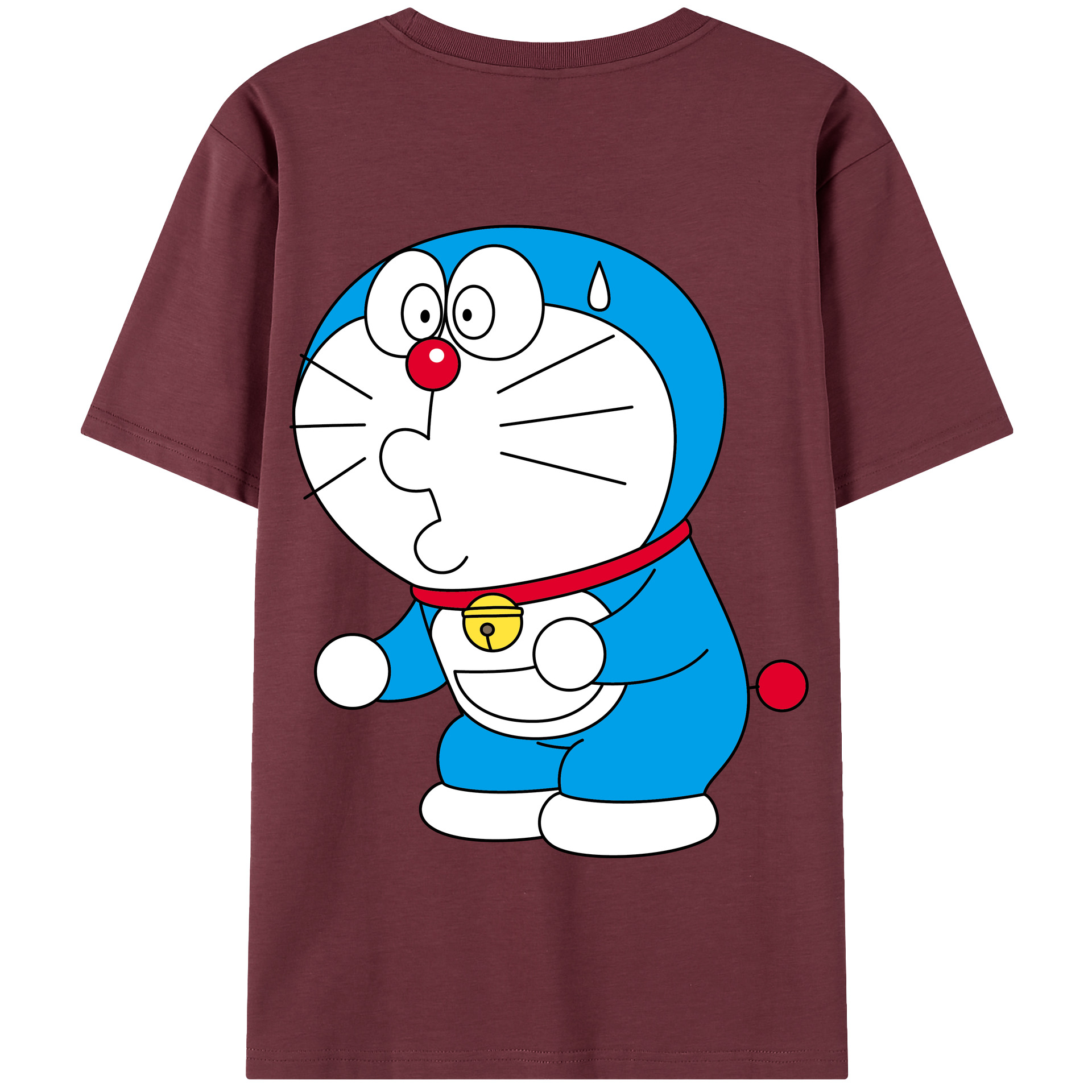 （画像用） ドラえもん Doraemon 綿100％半袖Tシャツ（背面プリント）